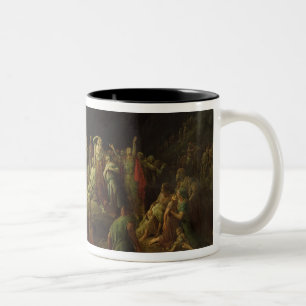 Das Tal der Risse, 1883 Zweifarbige Tasse