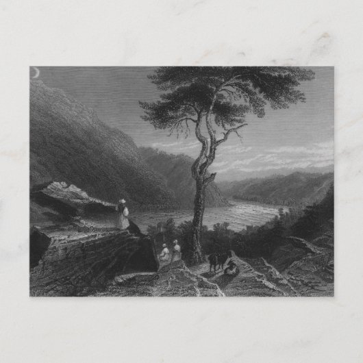 Das Tal der Shenandoah, von Jefferson Postkarte (Vorderseite)