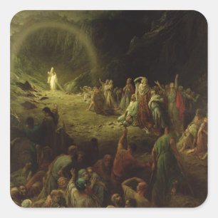 Das Tal der Tränen, 1883 Quadratischer Aufkleber