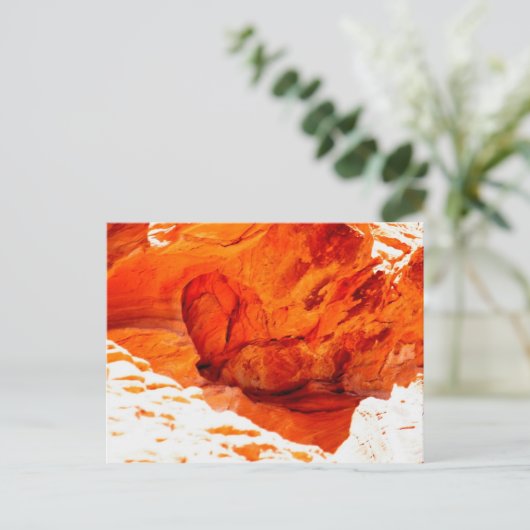 Das Tal des Feuers Postkarte (Stehend Vorderseite)