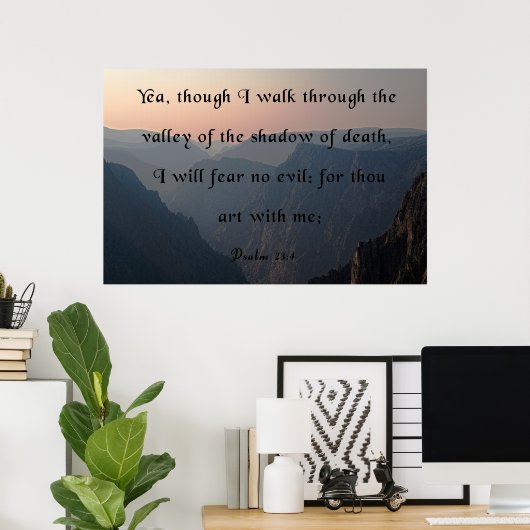 Das Tal des Schattens des Todes Poster (Heimbüro)