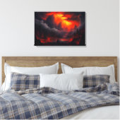 Das Tal des Todes - Fantasiekunst Leinwanddruck (Insitu (Schlafzimmer))