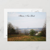 DAS TAL ITHACA, Postkarte NEW YORK (Vorne/Hinten)