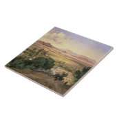 Das Tal von Mexiko vom niedrigen Ridge von Tacubay Fliese (Seite)