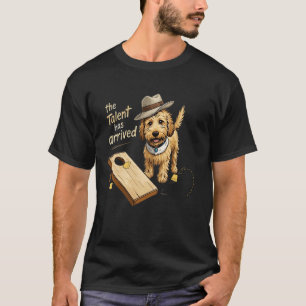 Das Talent hat Funny Cornhole Goldendoodle erreich T-Shirt