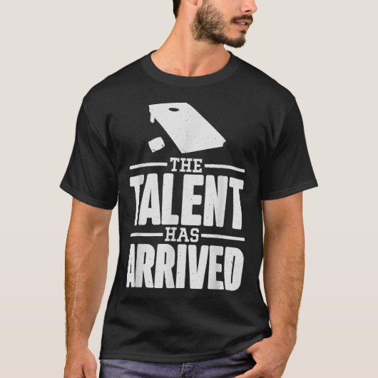 Das Talent ist angekommen, Funny Cornhole Men Corn T-Shirt (Vorderseite)