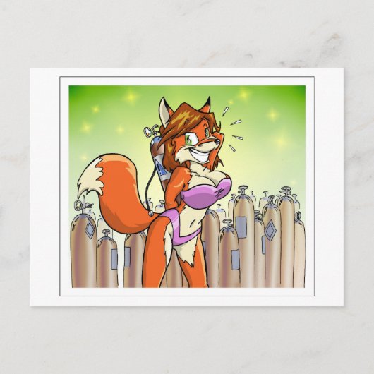 Das Tankmodell Vixen Postkarte (Vorderseite)