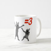 das Tanzen der Katzen entspricht drei nc Kaffeetasse (VorderseiteRechts)