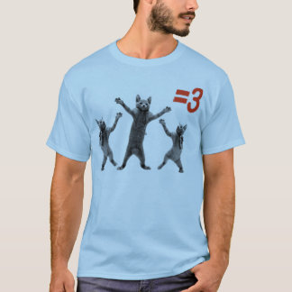 das Tanzen der Katzen entspricht drei nc T-Shirt