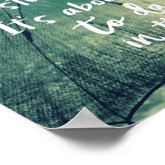 Das Tanzen im Regen Poster (Ecke)