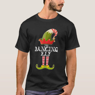 Das tanzende Elf Funny Weihnachtsgeschenk Matching T-Shirt
