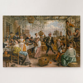 Das tanzende Paar von Jan Steen Puzzle