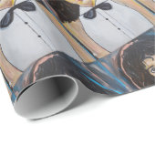 Das Tänzer Gemälde von Alfred Fox Geschenkpapier (Rolleneckpunkt)