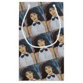 Das Tänzer-Gemälde von Alfred Fox Kleine Geschenktüte (Rückseite)