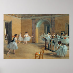 Das Tanzfoyer an der Oper Edgar Degas Poster