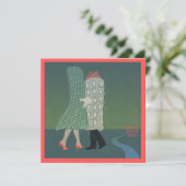 Das Tanzhaus Karte (Stehend Vorderseite)