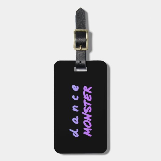 Das Tanzmonster Gepäckanhänger (Vorderseite vertikal)