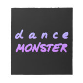 Das Tanzmonster Notizblock (Vorderseite)
