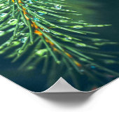 Das Tapestry der Natur: Die Schönheit der Blätter  Poster (Ecke)