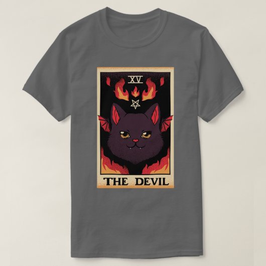 Das Tarot der bösen Katze von Tobe Fonseca T-Shirt (Design vorne)