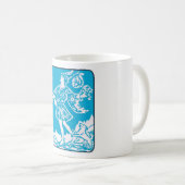 Das Tarot der dummen - Automaten der 60er Jahre Kaffeetasse (VorderseiteRechts)