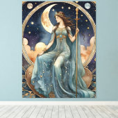 das Tarot der Hohepriesterin Leinwanddruck (Insitu (Holzboden))