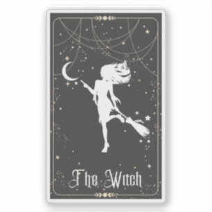 Das Tarot der Hübschen Hexe Aufkleber