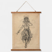 Das Tarot der Magier Wandteppich Mit Holzrahmen (Vorderseite)