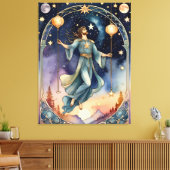 das Tarot des hängenden Mannes inspiriert Leinwanddruck (Insitu (Wohnzimmer))