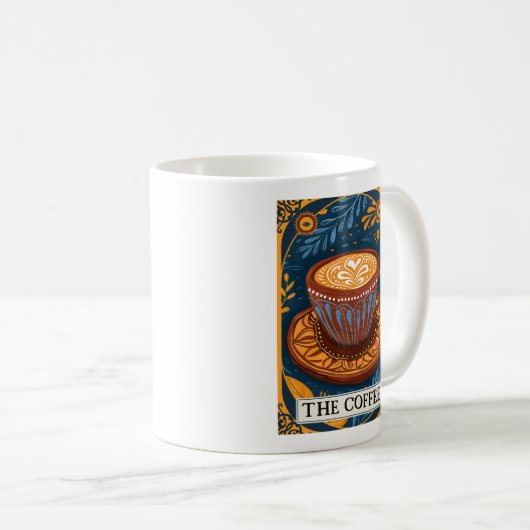Das Tarot des Kaffees Kaffeetasse (VorderseiteRechts)