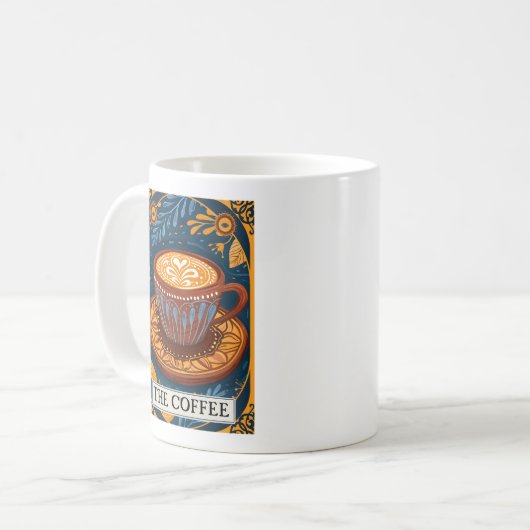 Das Tarot des Kaffees Kaffeetasse (Vorderseite Links)