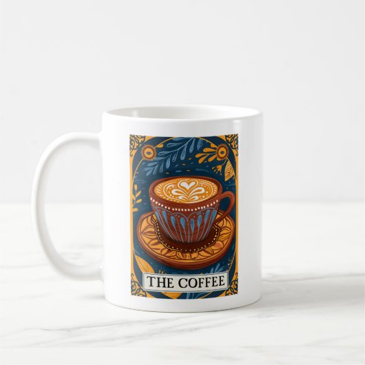 Das Tarot des Kaffees Kaffeetasse (Links)