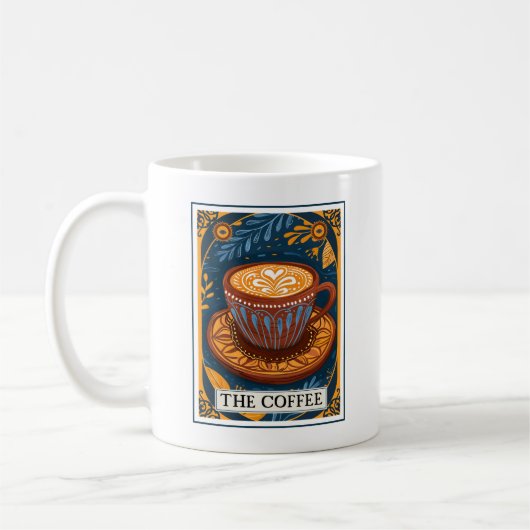 Das Tarot des Kaffees Kaffeetasse (Links)