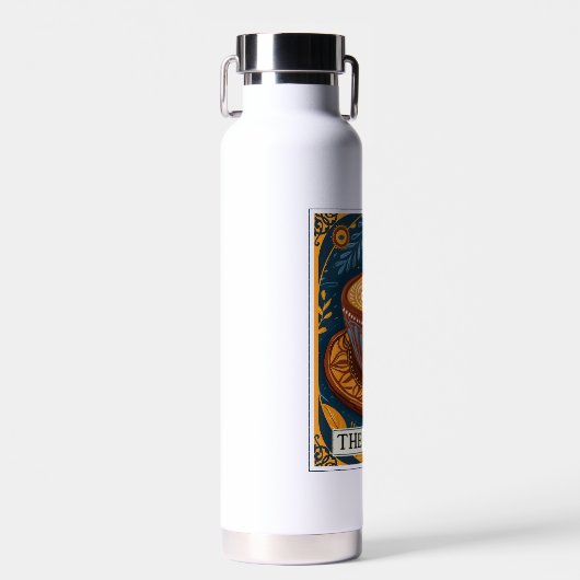 Das Tarot des Kaffees Trinkflasche (Vorne)