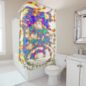 Das Tarot "Justiz" Duschvorhang (Beispiel)