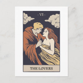 Das Tarot Lovers Postkarte
