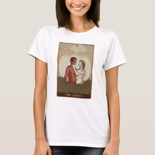 Das Tarot Lovers T-Shirt (Vorderseite)