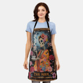 Das Tarot Mama Sugar Skull Schürze (Getragen)