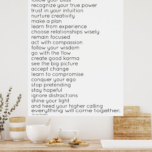 Das Tarot Manifesto Poster (Küche)