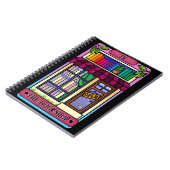 Das Tarot-Notebook des Buchladens Notizblock (Linke Seite)