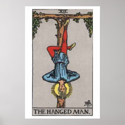 Das Tarot-Poster "Hanged Man" Poster (Vorne)