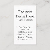 das Tarot Visitenkarte (Rückseite)