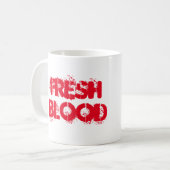 Das Tassen-neue Blut Vampire-Tagebücher US Kaffeetasse (Vorderseite Links)