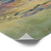 Das Tauwetter an der Seine, bei Vetheuil, 1880 Poster (Ecke)