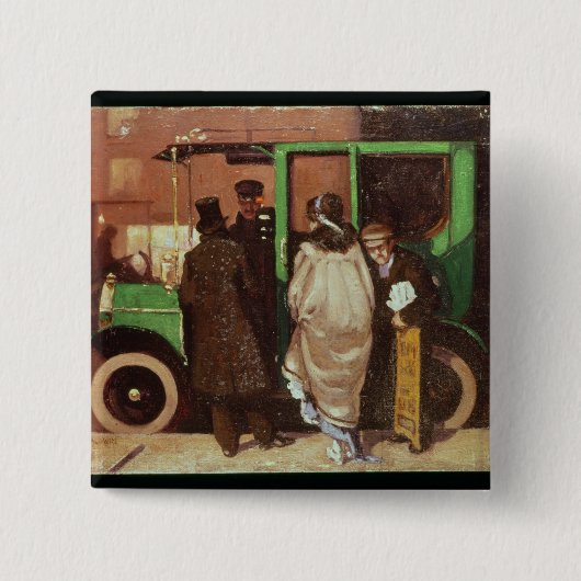 Das Taxi, c.1908-10 Button (Vorderseite)