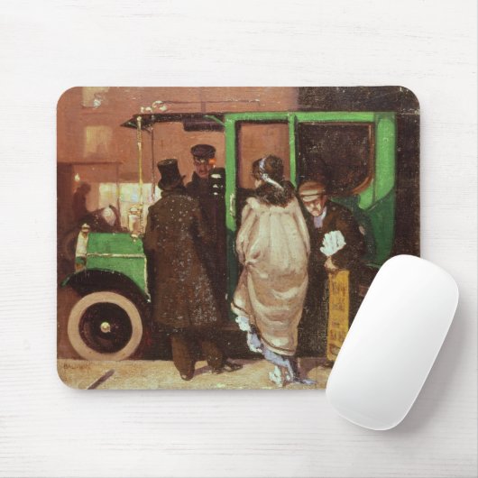 Das Taxi, c.1908-10 Mousepad (Mit Mouse)