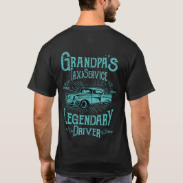Das Taxi-Service des Großvaters - Vintag T-Shirt