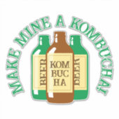 Das Tea Drinker Angebot von mir aus der Kombucha Aufkleber (Vorderseite)