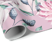 Das Tea-Party der 15' Großmutter wird in Papierums Geschenkpapier (Rolleneckpunkt)