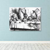 Das Tea-Party des Mad Hatter Leinwanddruck (Insitu (Holzboden))